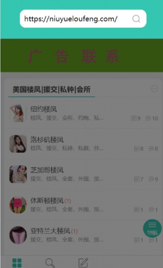 纽约楼凤,洛杉矶楼凤,芝加哥楼凤,私钟,会所