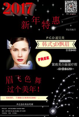 PCD 纹绣培训中心 纽约美容美发美甲