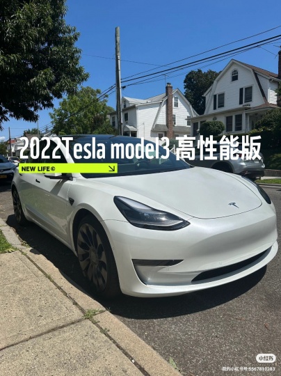 纽约车二手2022特斯拉Tesla Model3高性能 纯电