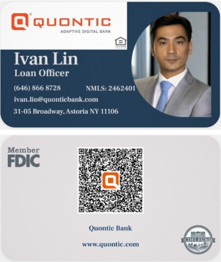 全美50个州查收入和不查收入贷款，Quontic Bank